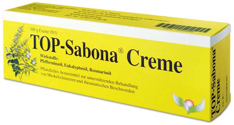 Top Sabona Creme Informationen Bewegungsapparat Sabona Shop
