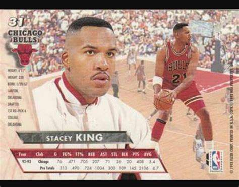 Stacey King Stacey King Chicago Bulls Chicago White Sox