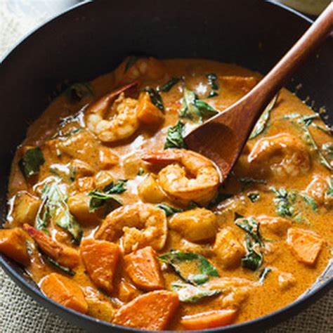 Thai Red Curry With Shrimp And Mango Recipe