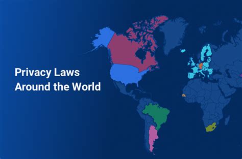 Privacy Laws Around The World Infographic Termly