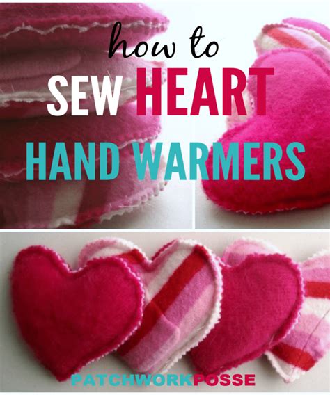 Heart Hand Warmers Tutorial Diy Hand Warmers Hand Warmers Diy