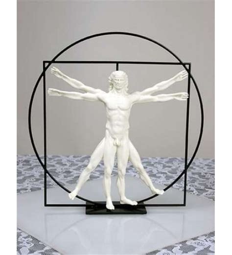 Vitruvian Universal Man By DaVinci Museum Replica Statue