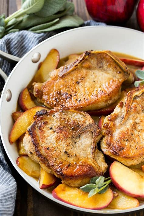 Sale Oven Baked Pork Chops With Apples And Onions In Stock