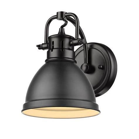 Check spelling or type a new query. Classic Dome Shade Bath Sconce | Golden lighting, Black ...