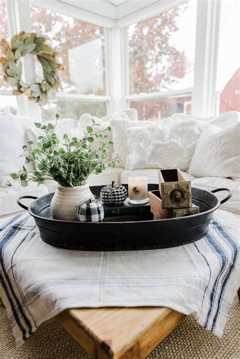 Vintage design coffee tables from the 50's 60's 70's. A Farmhouse Style Coffee Table In The Sunroom | Farmhouse ...