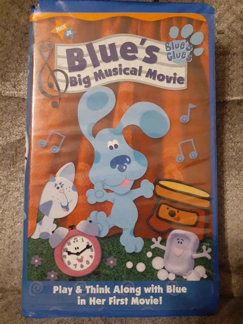 Blues Clues Blues Big Musical Movie Vhs Kids Nickelodeon Ebay