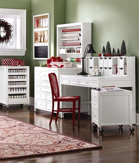 The furniture is available in two colours, sage green and wh. Martha Stewart Living™ Craft Space Gift-Wrap Hutch ...