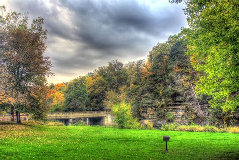 Landscape View Of Apple River Canyon State Park Illinois Image Free