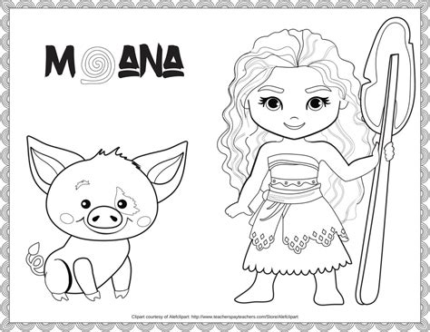 Exclusive Free Disney Moana Coloring Printable Moana Coloring Pages