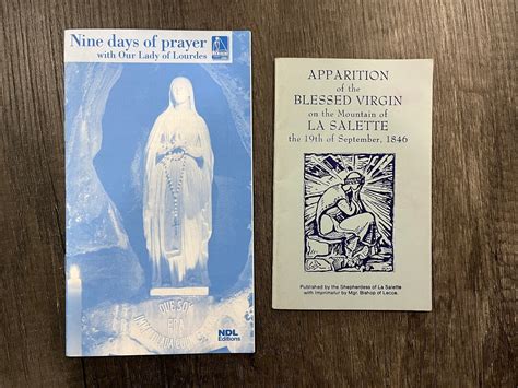 Vintage Prayer Books Apparition Of The Blessed Virgin On The Etsy