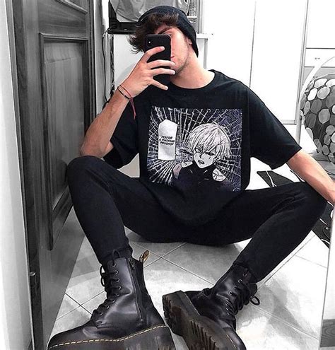 Nilvv Edgy Outfits Emo Fashion Boys Aesthetic Clothes
