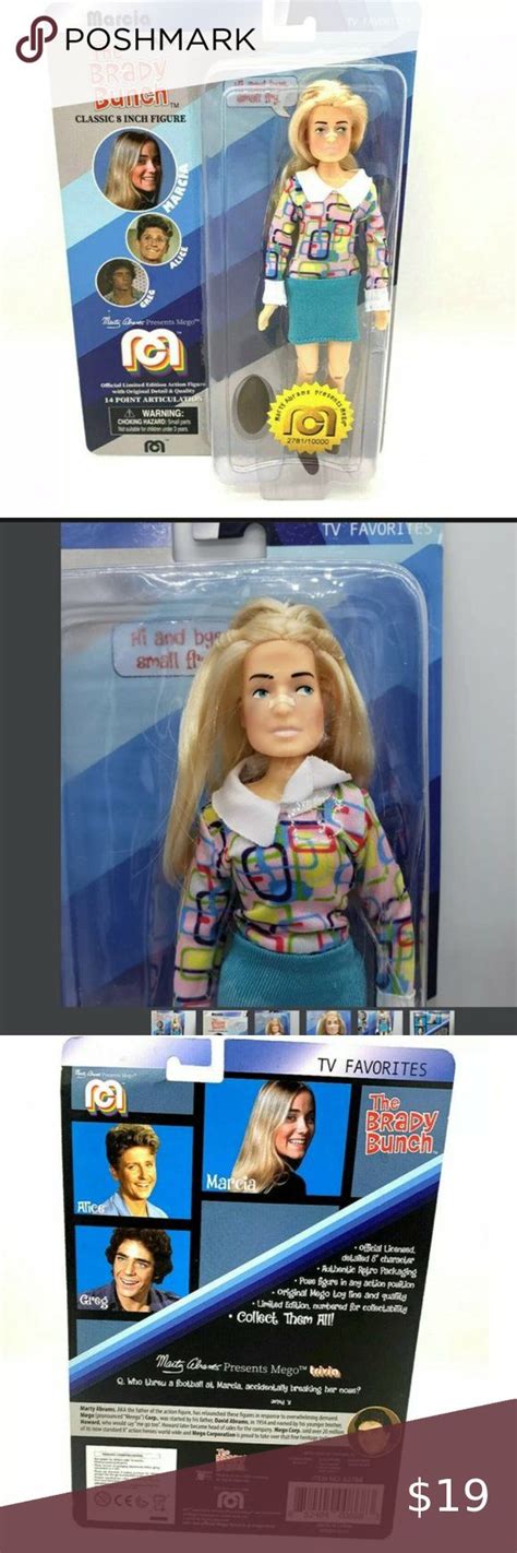 Brady Bunch Marcia 8 In Action Figure Doll Collectible New Sealed