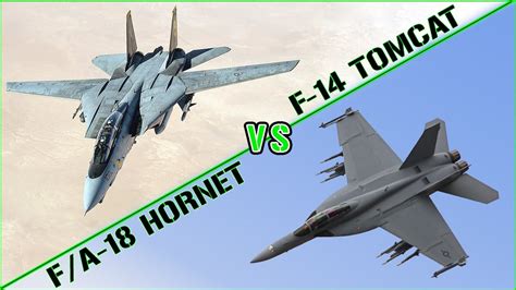 F 14 Tomcat Vs F A 18 Hornet Top Gun Special Youtube