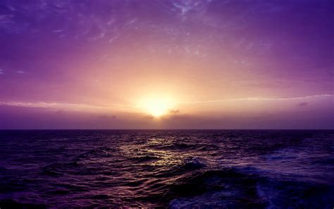 Sea Sunset Purple Hd Nature 4k Wallpapers Images Backgrounds