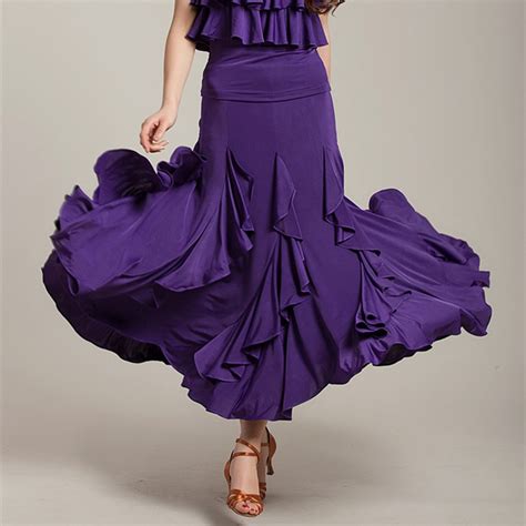 High Quality Flamenco Skirt Latin Salsa Flamenco Ballroom Dance Dress Skirt New Dance Skrit For
