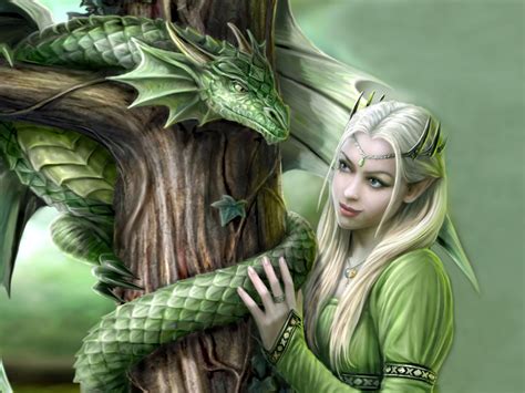 Woman line art illustrations & vectors. Green Dragon and princess-fantasy-digital-art Hd desktop ...