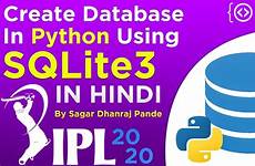 python database sqlite create