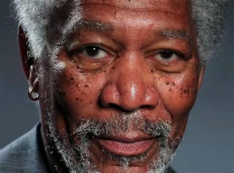 Morgan Freeman Portrait The World S Most Realistic Finger Painting The Independent The