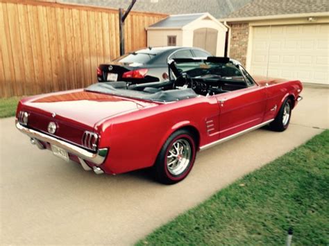 1966 Ford Mustang Convertible Restomod Automatic Transmission Candy