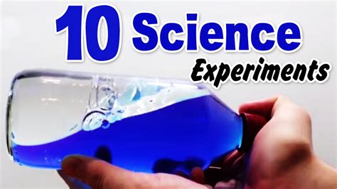 Amazing Science Experiments That You Can Do At Home Cool Science Experiments Youtube