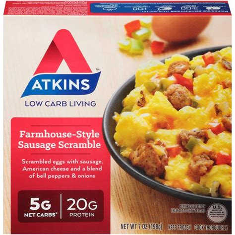 Make sure to space out your carbohydrates throughout the day, says gorin. Atkins Farmhouse-Style Sausage Scramble | Hy-Vee Aisles Online Grocery Shopping