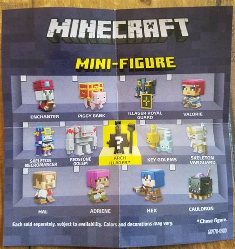 Choose Your Minecraft Mini Figures Series 20 Dungeons 21 22 23 24