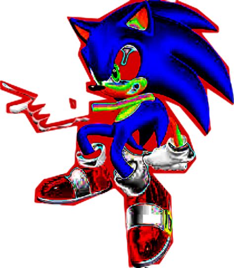 Glitch The Heghog Sonic Adventure Pose By Shadowxcode On Deviantart