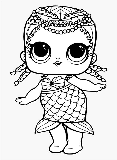 Lol Surprise Dolls Coloring Pages Sketch Coloring Page