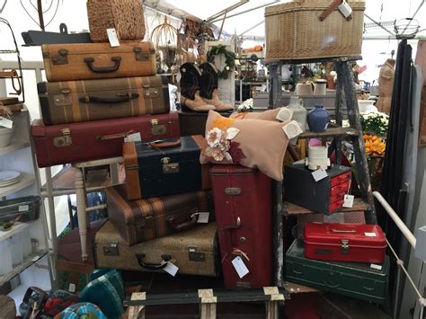 My Vintage Suitcase Stack Display At The Marketplace At Adams Farm To