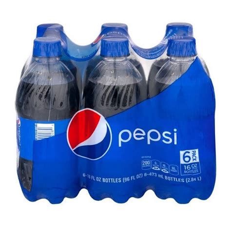 Pepsi 16 Oz 6 Bottle Pack Ebay