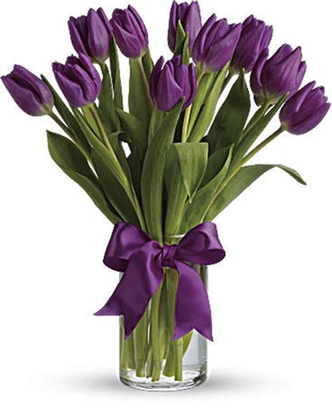 Passionate Purple Tulips Flower Delivery Allens Flower Market