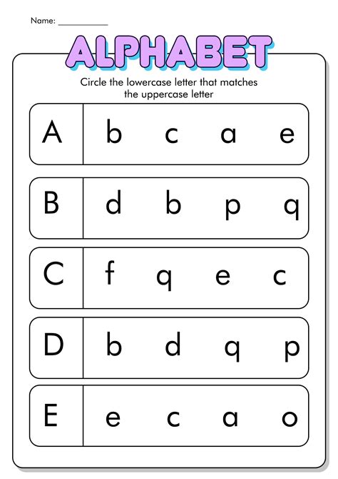 16 Best Images Of Letter Recognition Assessment Worksheet Alphabet