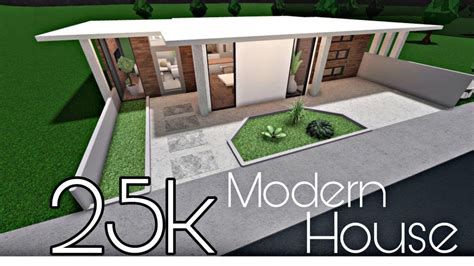 Bloxburg 25k Modern House No Gamepass Youtube
