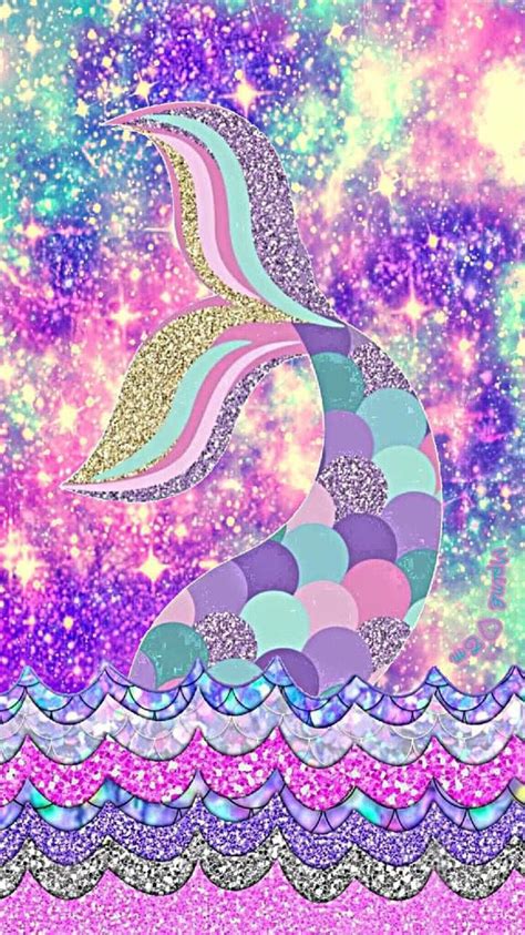 100 Mermaid Glitter Wallpapers