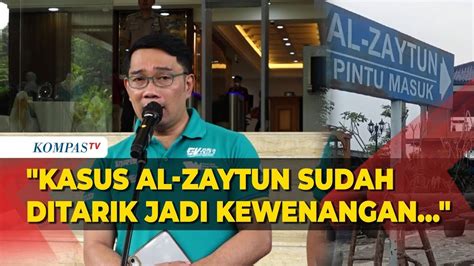 Ridwan Kamil Sebut Polemik Al Zaytun Akan Ditangani Pemerintah Pusat