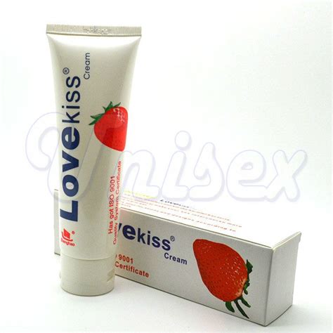 love kiss strawberry cream 100ml edible lubricant lubricant for blow job or vaginal sex sex