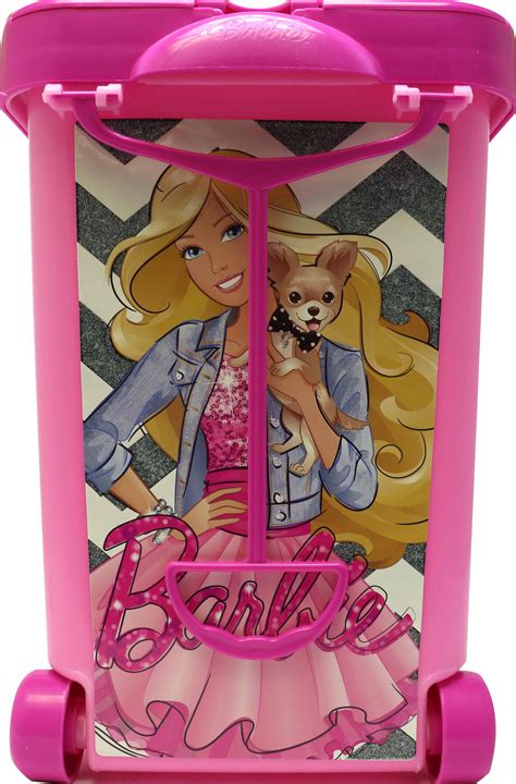barbie doll clothes storage box carrying case containers bins organizer for doll ebay