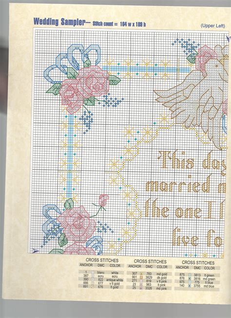 Our free knitting patterns for beginners include simple scarves , free hat patterns as well as great options for your first knitted sweater. DOVE WEDDING SAMPLER 1 | Wedding cross stitch patterns ...