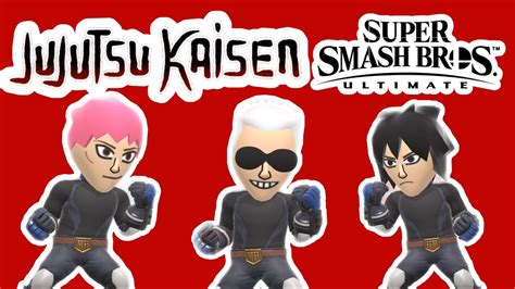How To Make Jujutsu Kaisen Mii Fighters In Super Smash Bros Ultimate