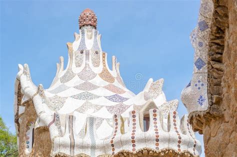 Pavillon »barcelona 1 (300 x 300 cm. Gaudi Pavilion stockfoto. Bild von fantastisch, bereich ...