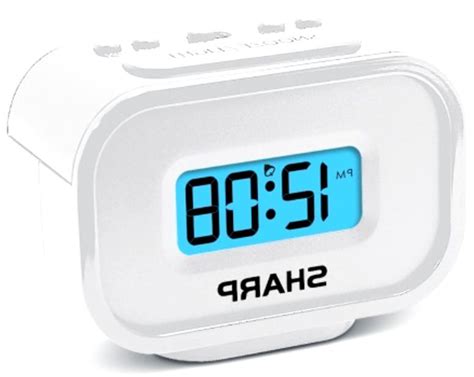 Sharp Compact Size Digital Alarm Clock Battery Operated