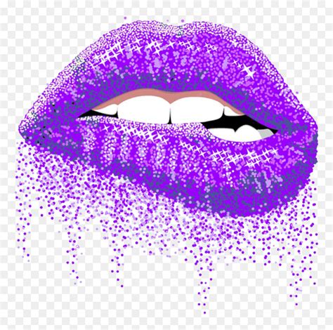 Glitter Lips Png Image Transparent Transparent Purple Lips Png Png