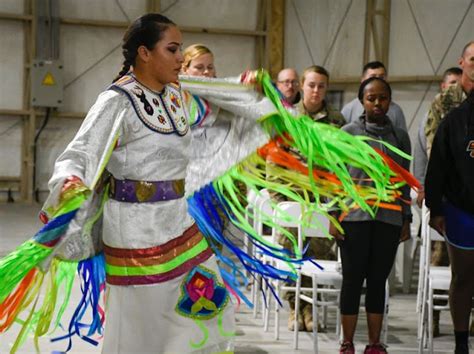 White Wolf Native American Soldiers Celebrate Their Heritage At