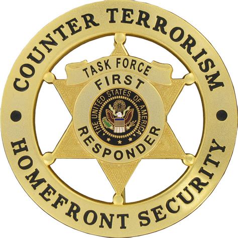 Counter Terrorism Homefront Security Badge Set Maxarmory