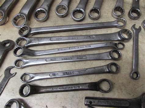 Lot Detail Assorted Open And Closed End Wrenches