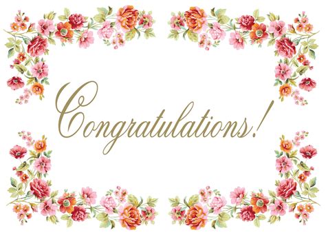 Congratulations Images With Flowers Clipart 10 Free Cliparts Download