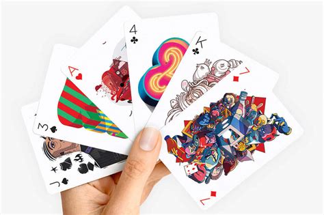 Beautiful Full Color Deck Of Playing Cards Illustrated By 55 Artists