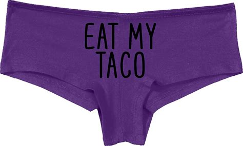 Knaughty Knickers Eat My Taco Funny Oral Sex Underwear Lick My Pussy