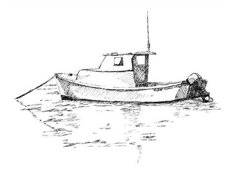 View Source Image Lobster Boat Boat Drawing Boat Sketch