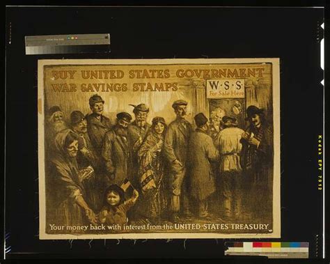 Buy United States Government War Savings Stamps Your Money Back With